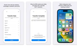 Przenieś dane z Androida na iPhone po konfiguracji. Aplikacja "Przenieś do iOS" ułatwia transfer zdjęć, wiadomości i kontaktów.