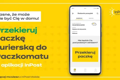 Jasne, że może nie być Cię w domu! Dowiedz się, jak przekierować paczkę InPost w aplikacji, by trafiła do Paczkomatu.