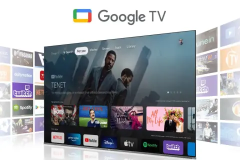 Aplikacja Google TV co to jest? To centrum rozrywki z filmami, serialami i aplikacjami, prezentowane na ekranie telewizora.