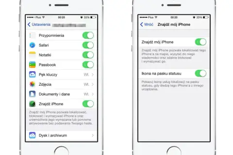 Ustawienia iPhone'a: jak zablokować iPhone'a przez funkcję "Znajdź mój iPhone".
