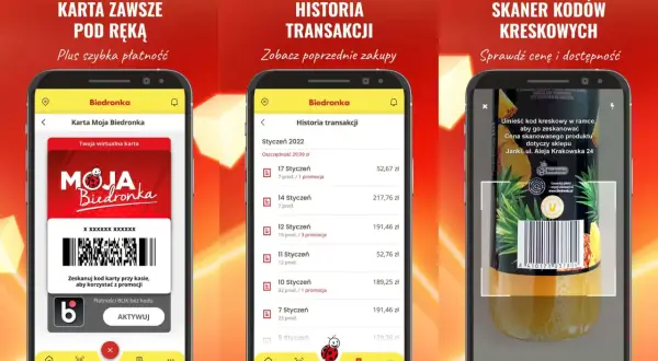 Aplikacja Biedronka: wirtualna karta, historia transakcji i skaner kodów. Dowiedz się, jak sprawdzić dostępność w aplikacji Biedronka.
