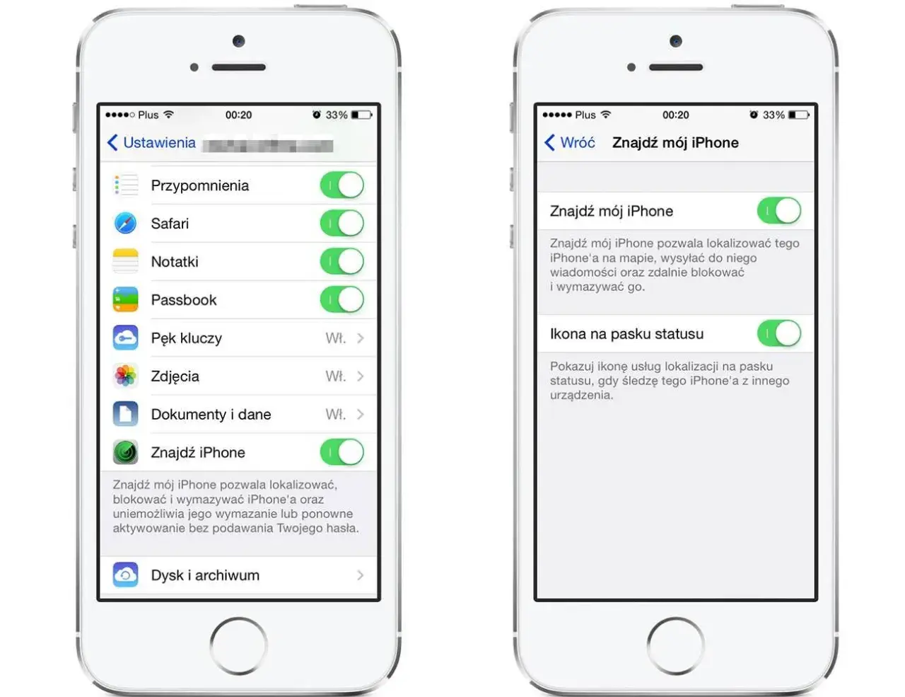 Ustawienia iPhone'a: jak zablokować iPhone'a przez funkcję "Znajdź mój iPhone".