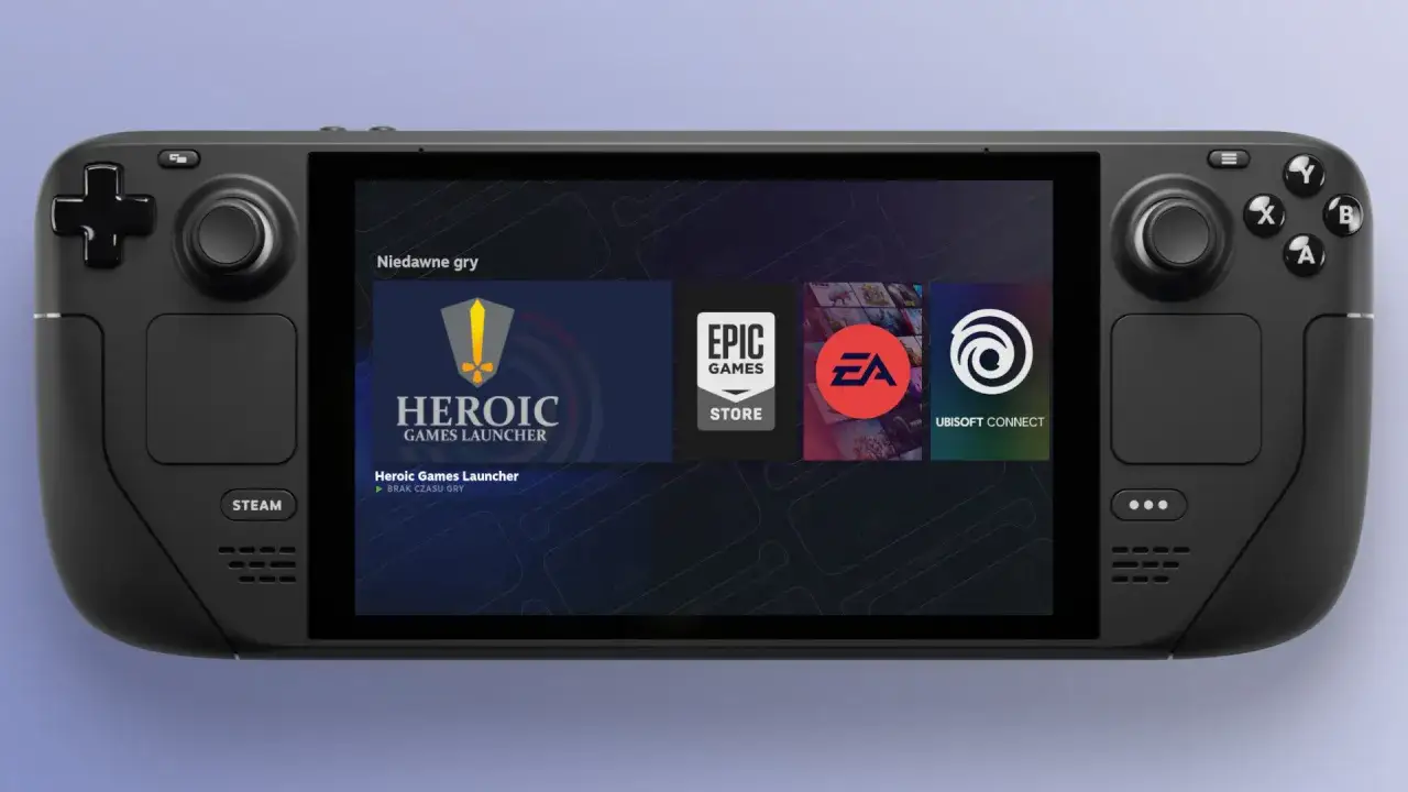 Steam Deck z launcherami gier: Heroic, Epic Games, EA, Ubisoft. Dowiedz się, jak pobrać grę na laptopa, korzystając z tych platform.